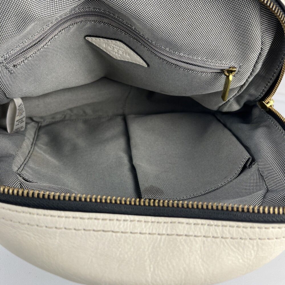 Fossil Multi-Color Florals Off White Leather Smal… - image 6